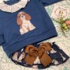 CONJUNTO SUDADERA Y BRAGUITA PERROS DE MON PETIT