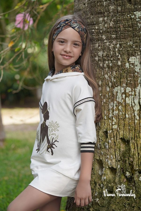 vestido de la colección nilo de Noma Fernande