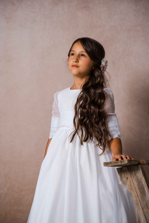 Vestido de tul blanco Estels