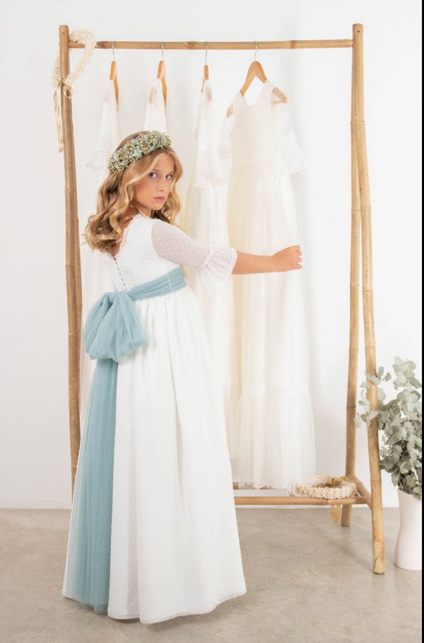 VESTIDO COMUNION NIÑA PLUMETI
