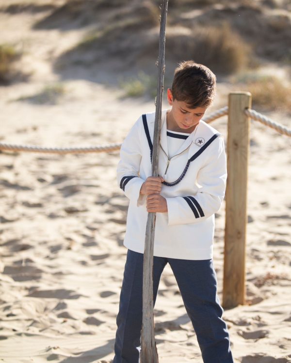 Traje marinero Comunion con cremallera