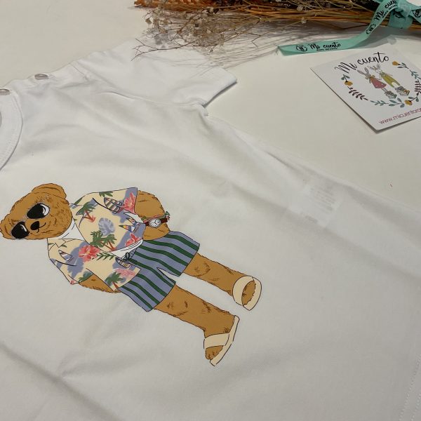 camiseta oso niño mon petit