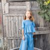 CONJUNTO PANTALÓN Y CAMISETA ENGOMADA DE MANUELA MONTERO