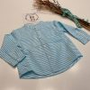 Camisa azul rayas niño be more