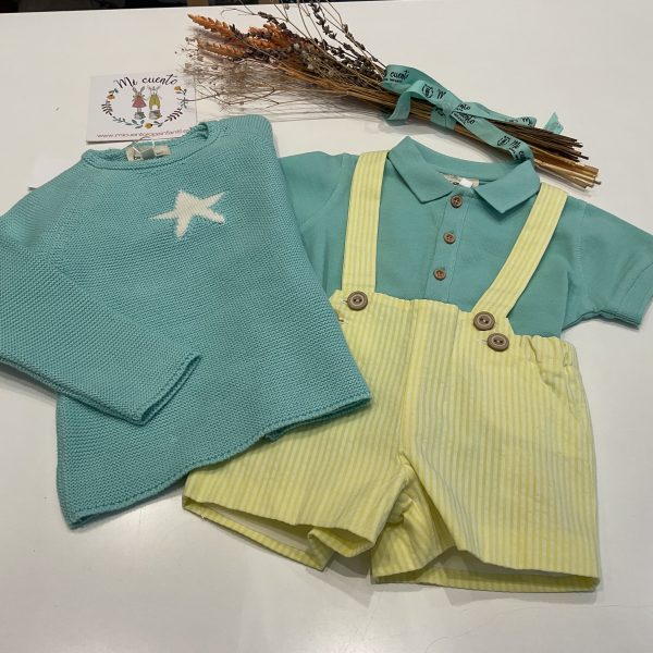 Jersey estrella verde agua de be more