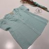 Camisa rayas verde agua niña BeMore