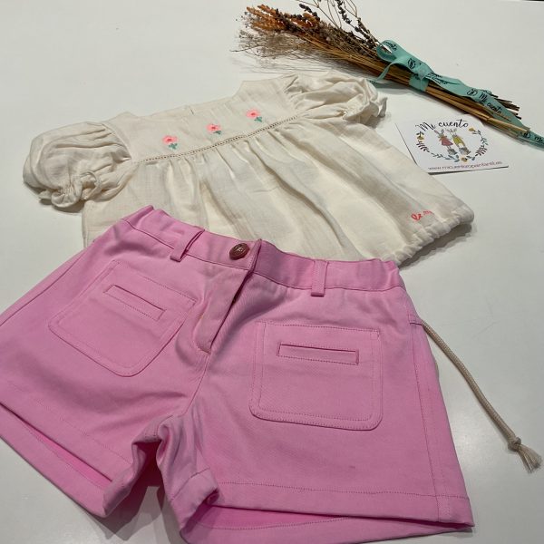 Pantalón Rosa niña BeMore