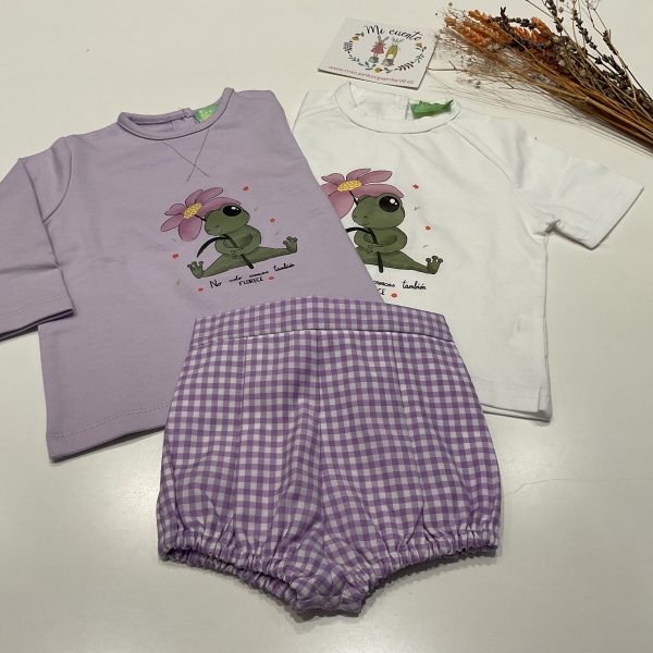 CONJUNTO NIÑO RANA PIO PIO