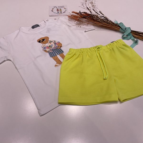 CAMISETA Y PANTALON OSO DE MON PETIT