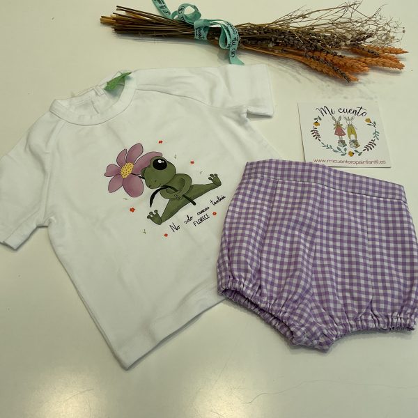 CONJUNTO NIÑO RANA PIO PIO