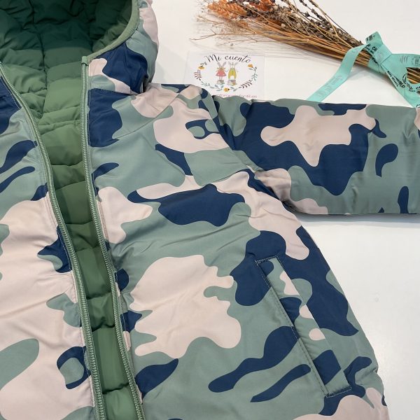CAZADORA CAMUFLAJE REVERSIBLE NIÑO SARABANDA