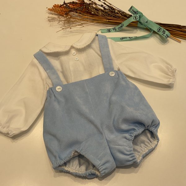 CONJUNTO 2 PIEZAS BEBE AZUL VIVIANA