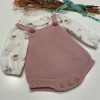 CAMISA Y PETO ROSA BEBE DE MICOLINO