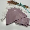 CONJUNTO ROSA 3 PIEZAS BEBE MICOLINO