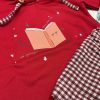 CONJUNTO NIÑO PIO PIO VICHY GUINDA