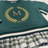 SUDADERA VERDE NIÑA LETRA DE MON PETIT