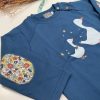 SUDADERA NIÑO PATO AZUL DE MON PETIT
