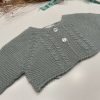 CHAQUETA PUNTO VERDE SECO BEBE MICOLINO