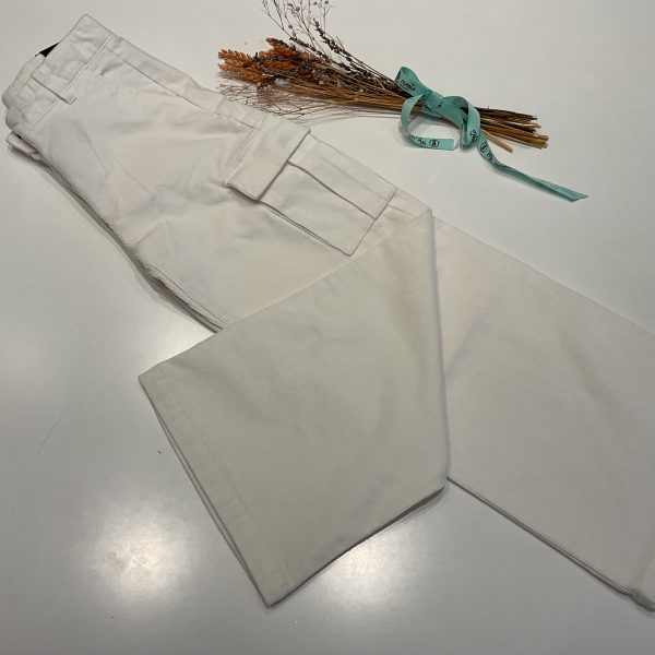 PANTALON SARABANDA PANA BLANCO DE NIÑA