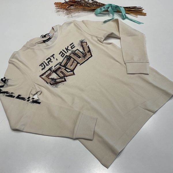 CAMISETA MANGA LARGA BEIGE SARABANDA
