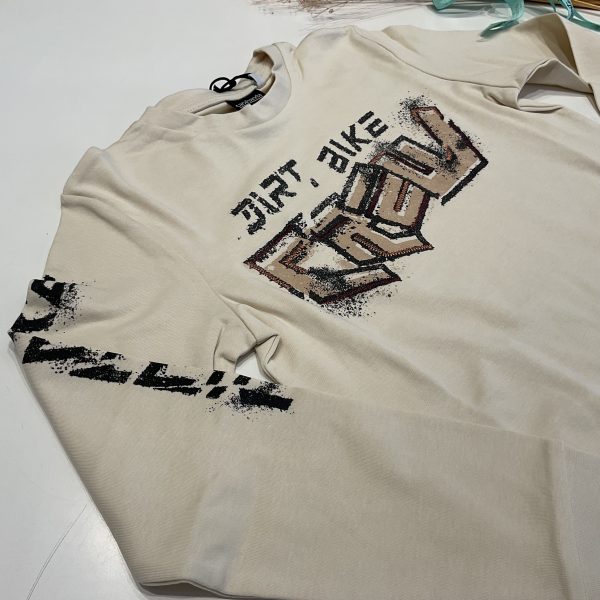 CAMISETA MANGA LARGA BEIGE SARABANDA