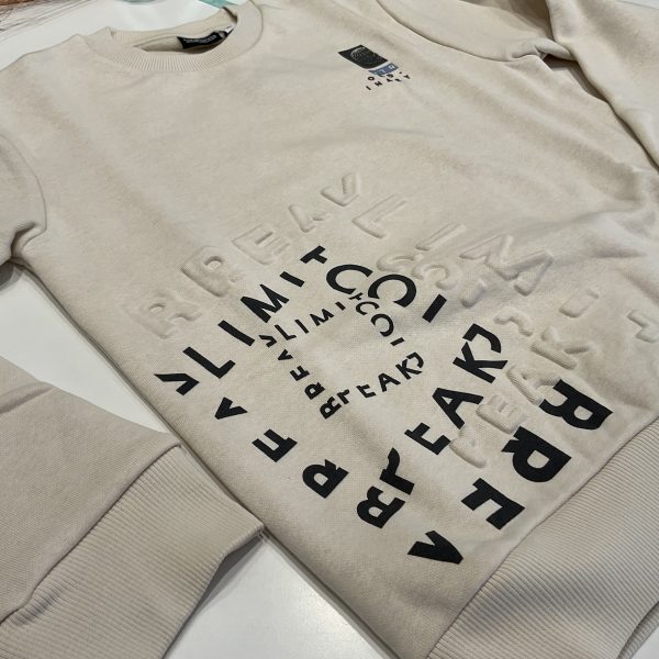 SUDADERA NIÑO BEIGE SARABANDA