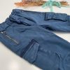 PANTALON AZUL CARGO CON GAMA DE NIÑO SARABANDA